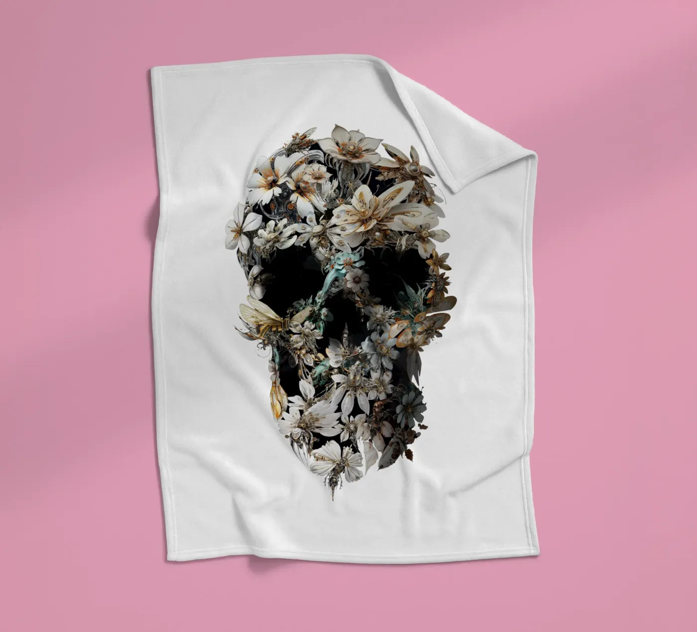 Harmony Skull Fleecedecke von Ali Gulec