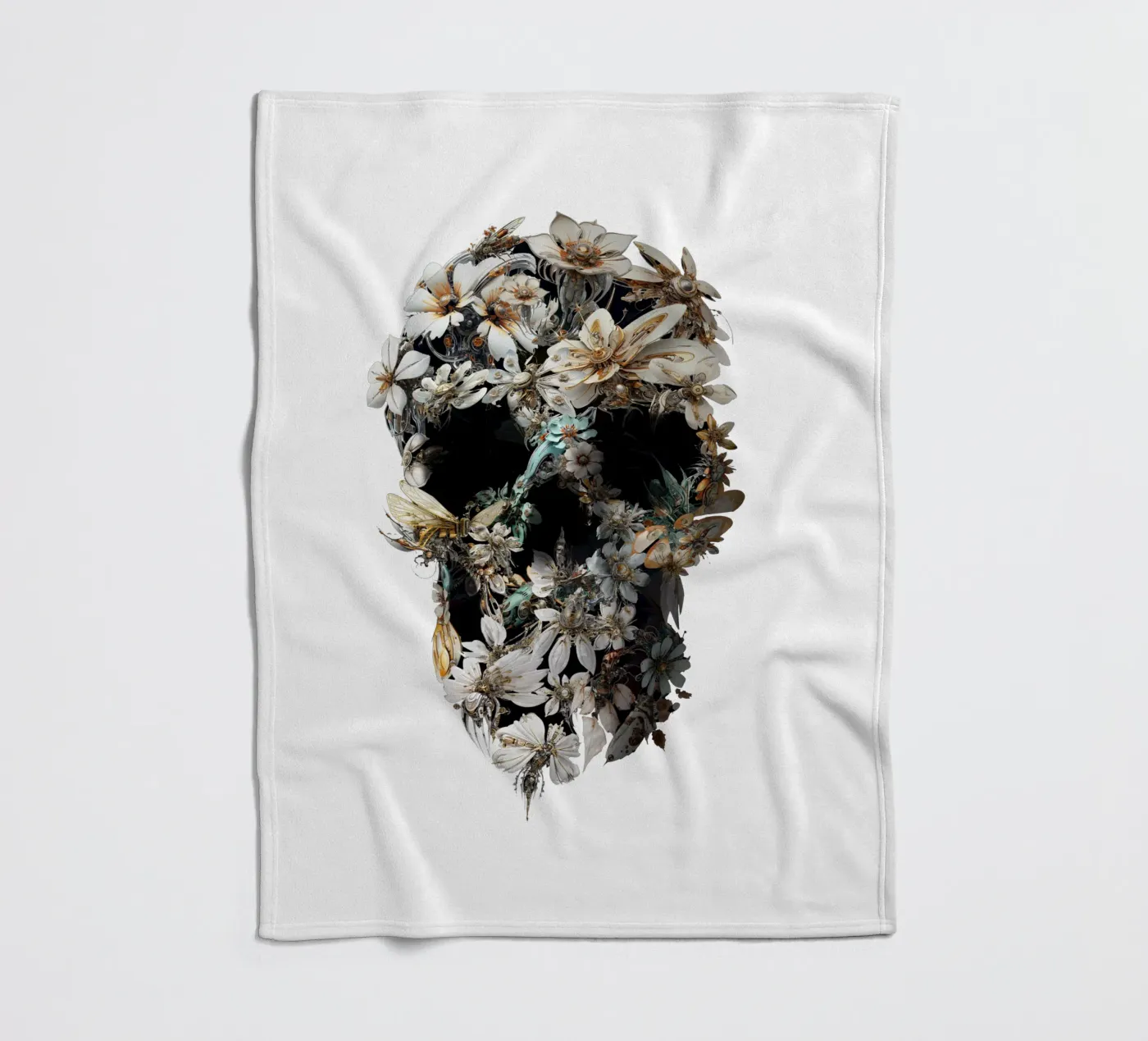 Harmony Skull Fleecedecke von Ali Gulec