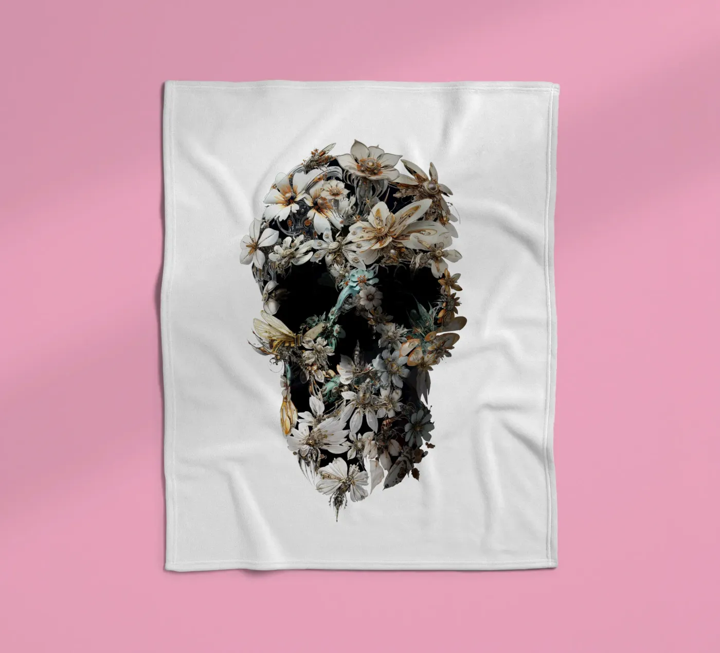 Harmony Skull Fleecedecke von Ali Gulec