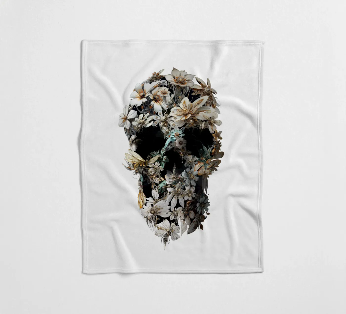 Harmony Skull Fleecedecke von Ali Gulec