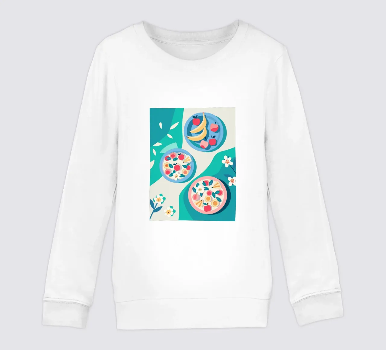 Verdure nel piatto felpa bambino da HAPPY SHOP