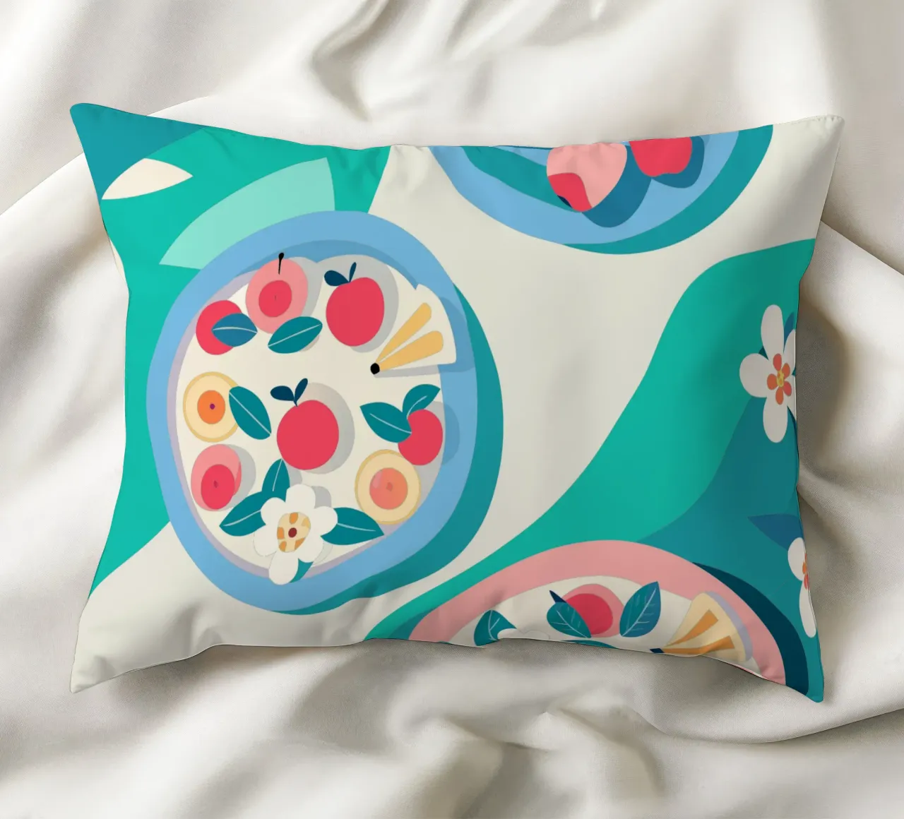 Verdure nel piatto cuscino da HAPPY SHOP