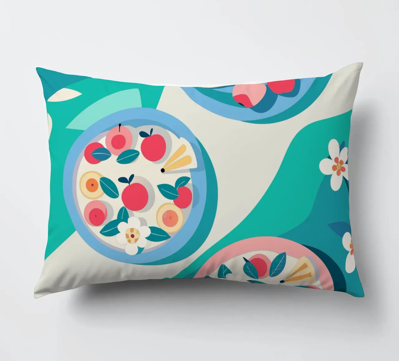 Verdure nel piatto cuscino da HAPPY SHOP
