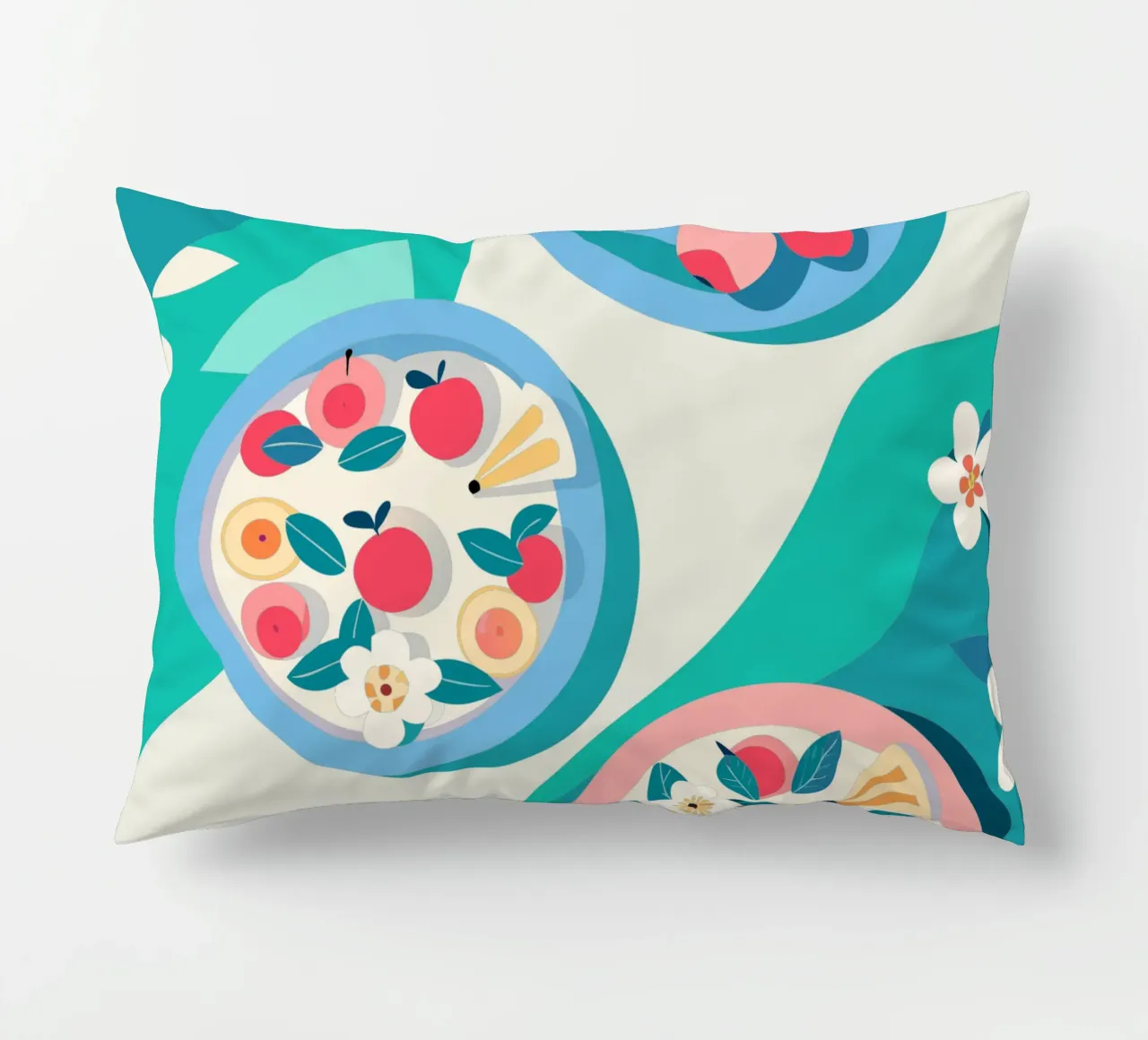 Verdure nel piatto cuscino da HAPPY SHOP