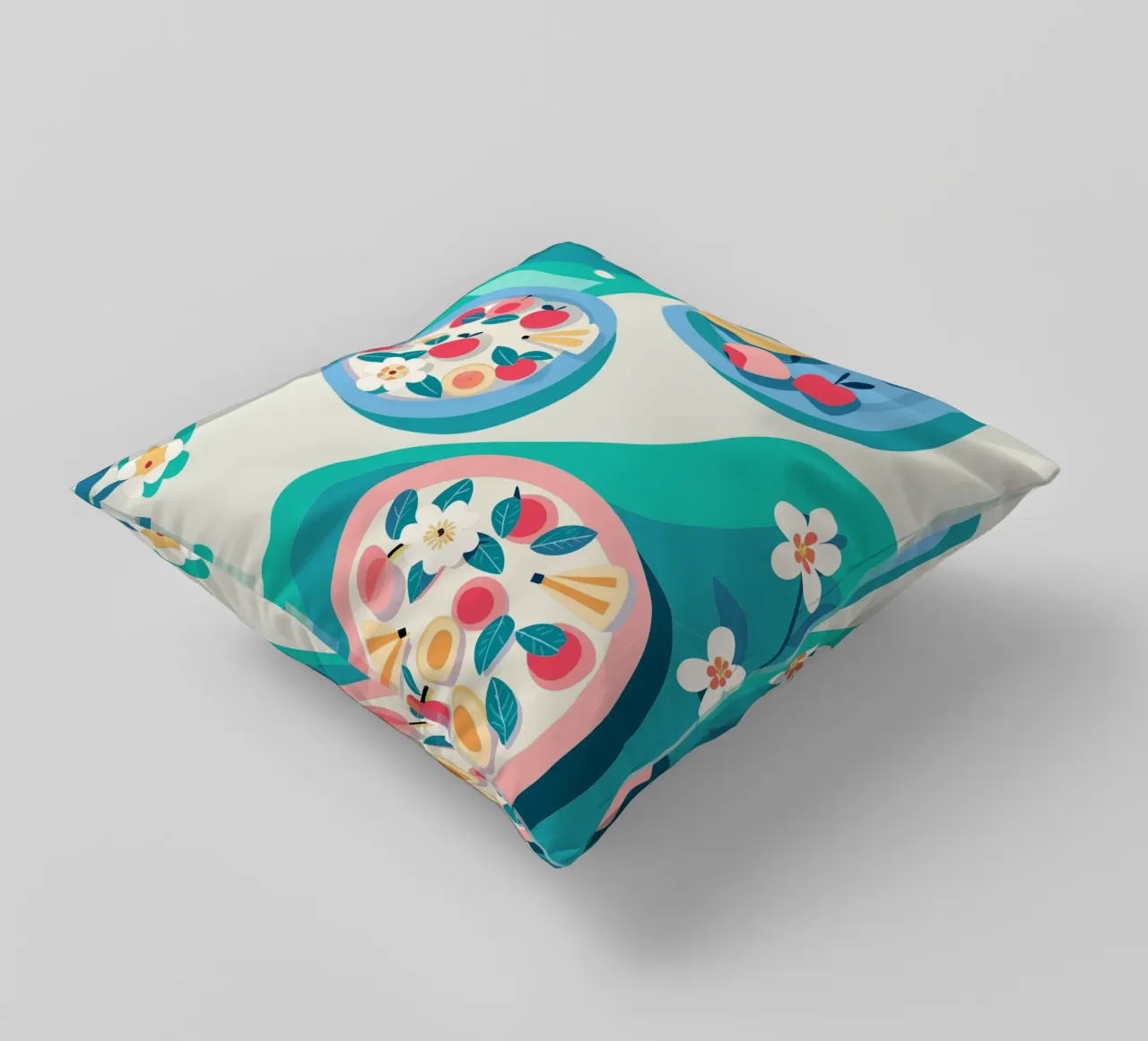 Verdure nel piatto cuscino da HAPPY SHOP