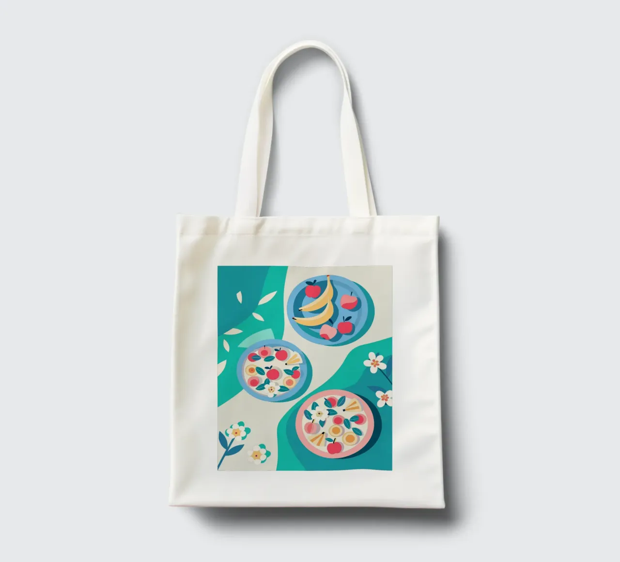 Verdure nel piatto borsa in juta da HAPPY SHOP