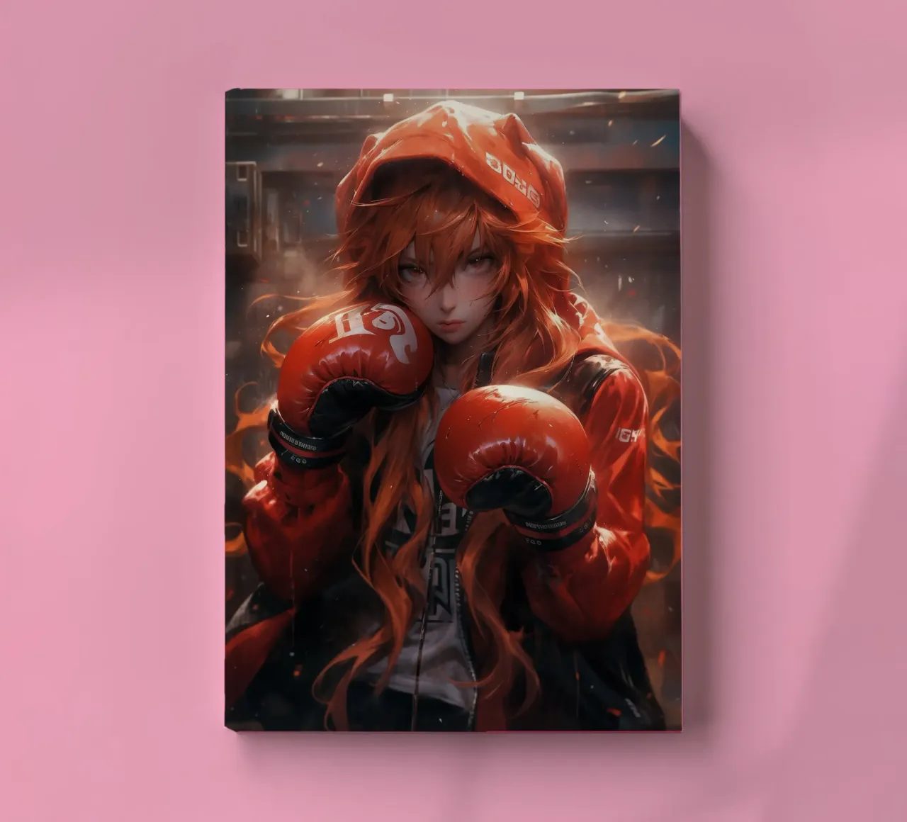 Asuka Langley Neon Genesis Evangelion Play Boxing notebook by Fleur de Lys