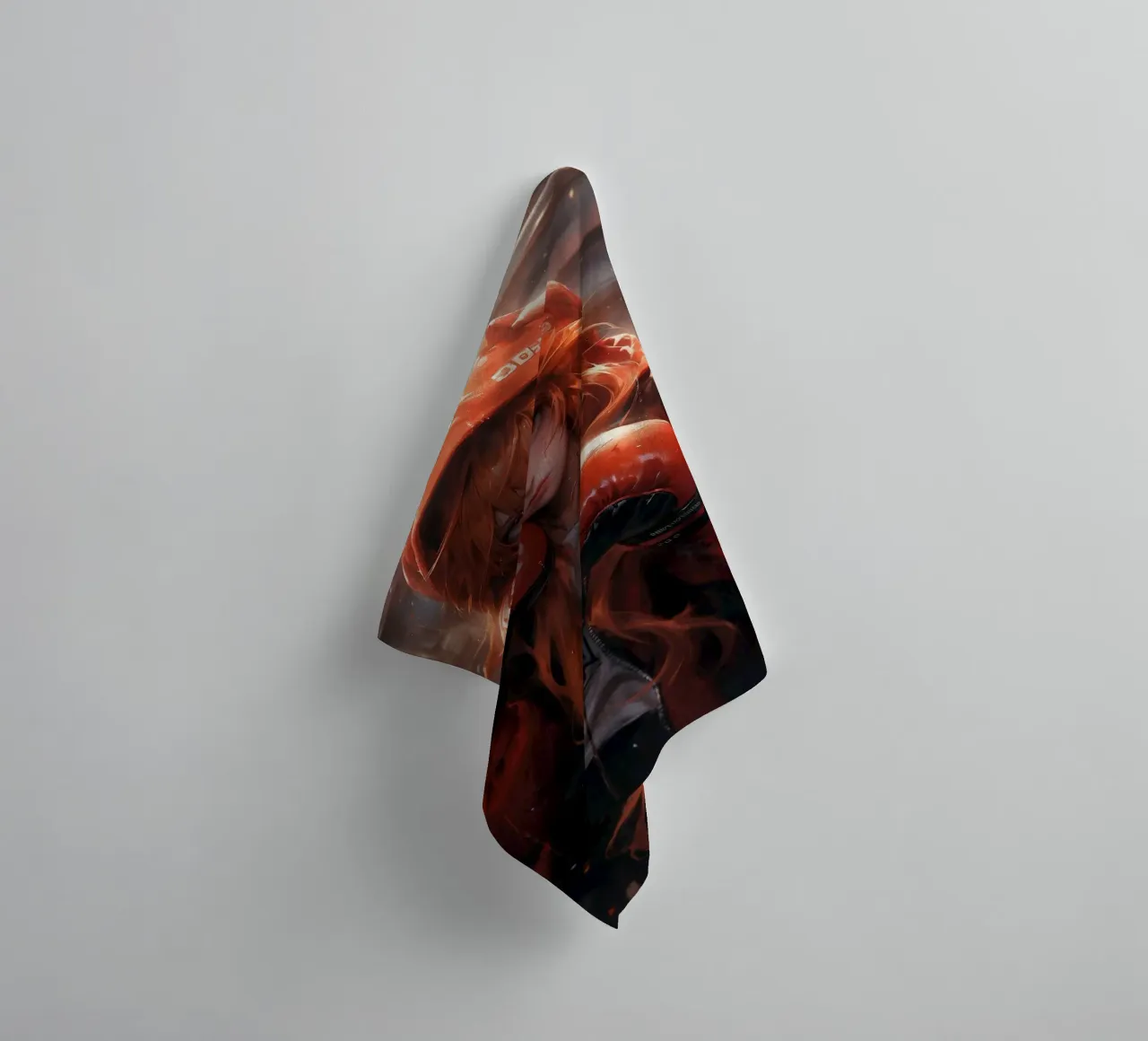 Asuka Langley Neon Genesis Evangelion Play Boxing towel by Fleur de Lys