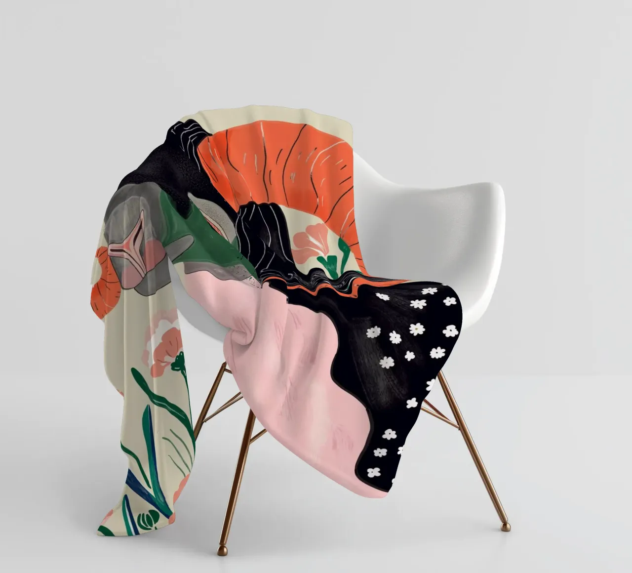 Blumenbock Fleecedecke von ArtsySesta