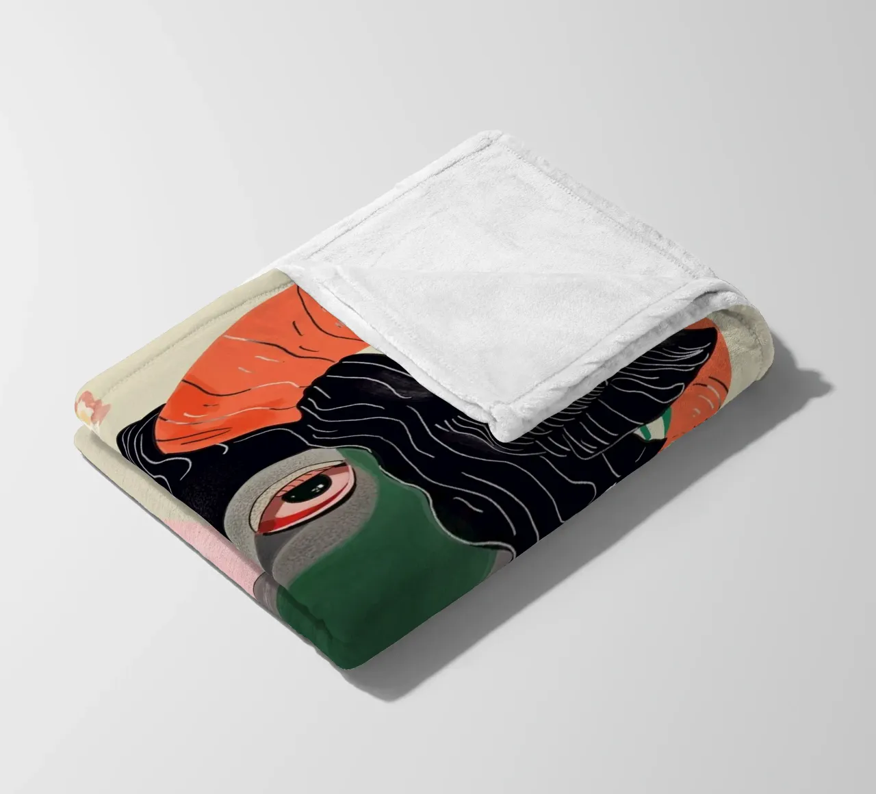 Blumenbock Fleecedecke von ArtsySesta