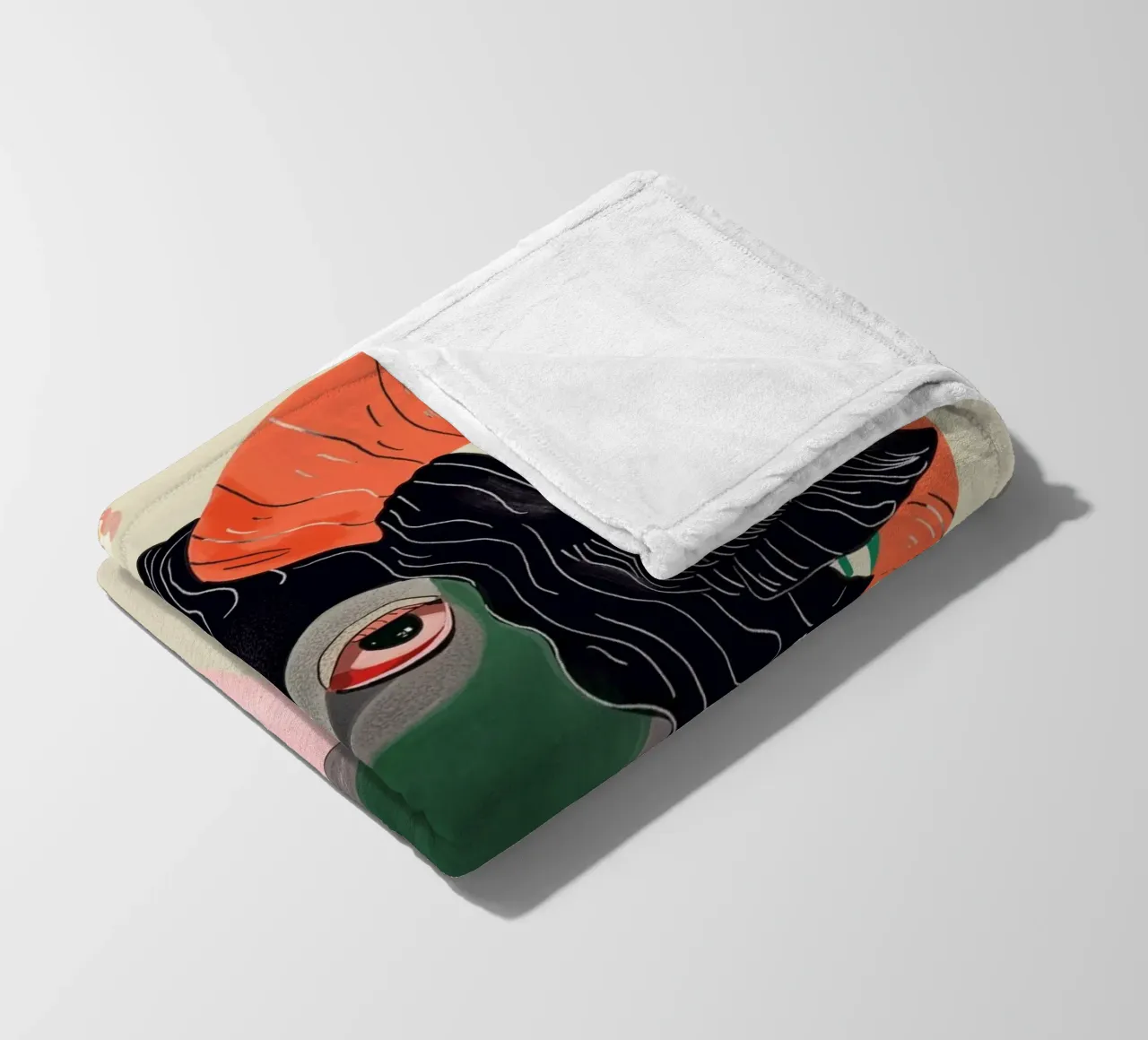 Blumenbock Fleecedecke von ArtsySesta