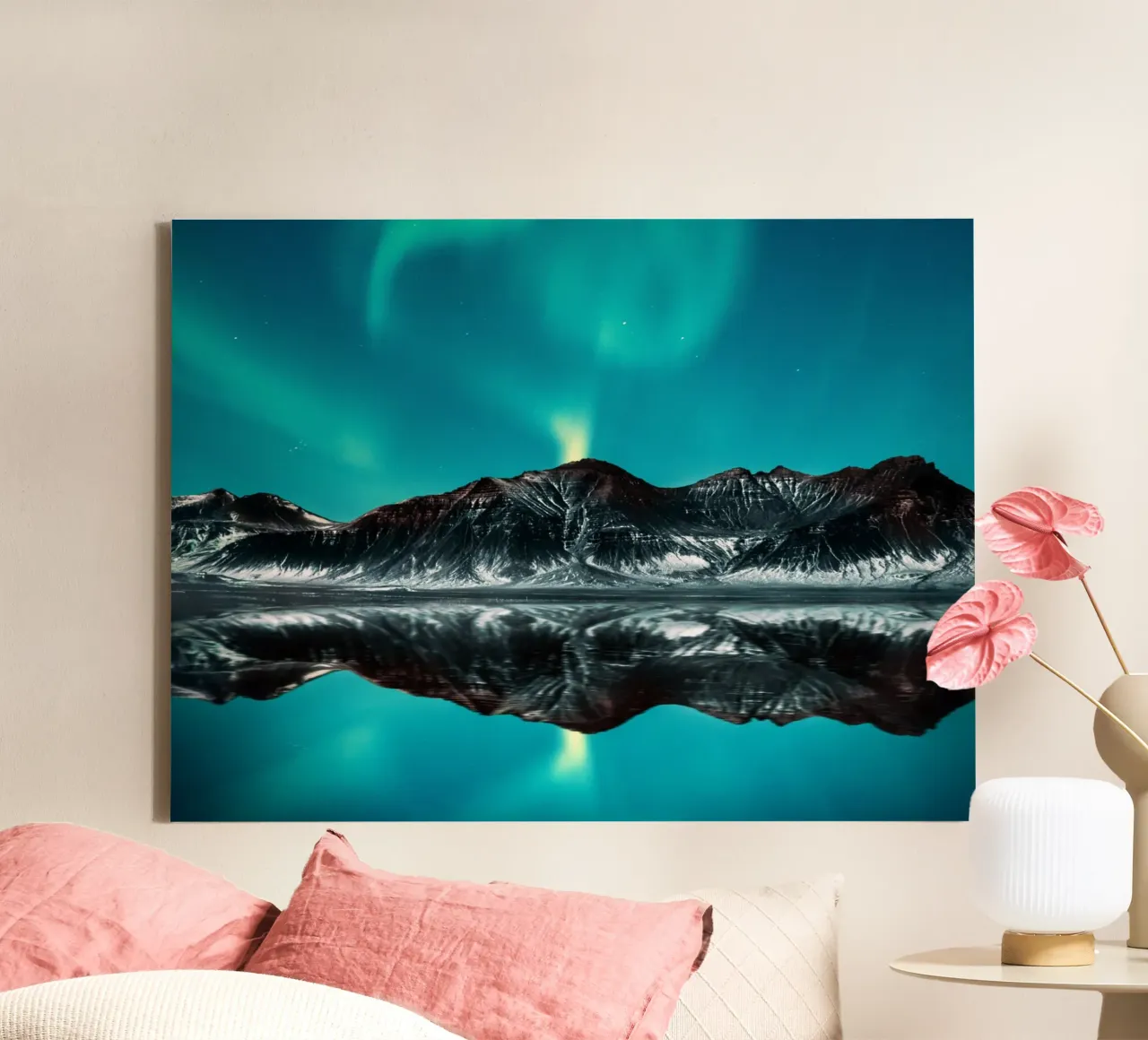 Snow mountain canvas by Musadad Shop