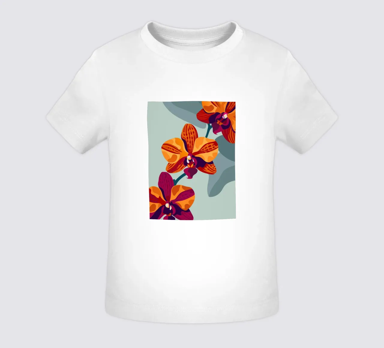 Fiore di orchidea maglietta neonato da HAPPY SHOP