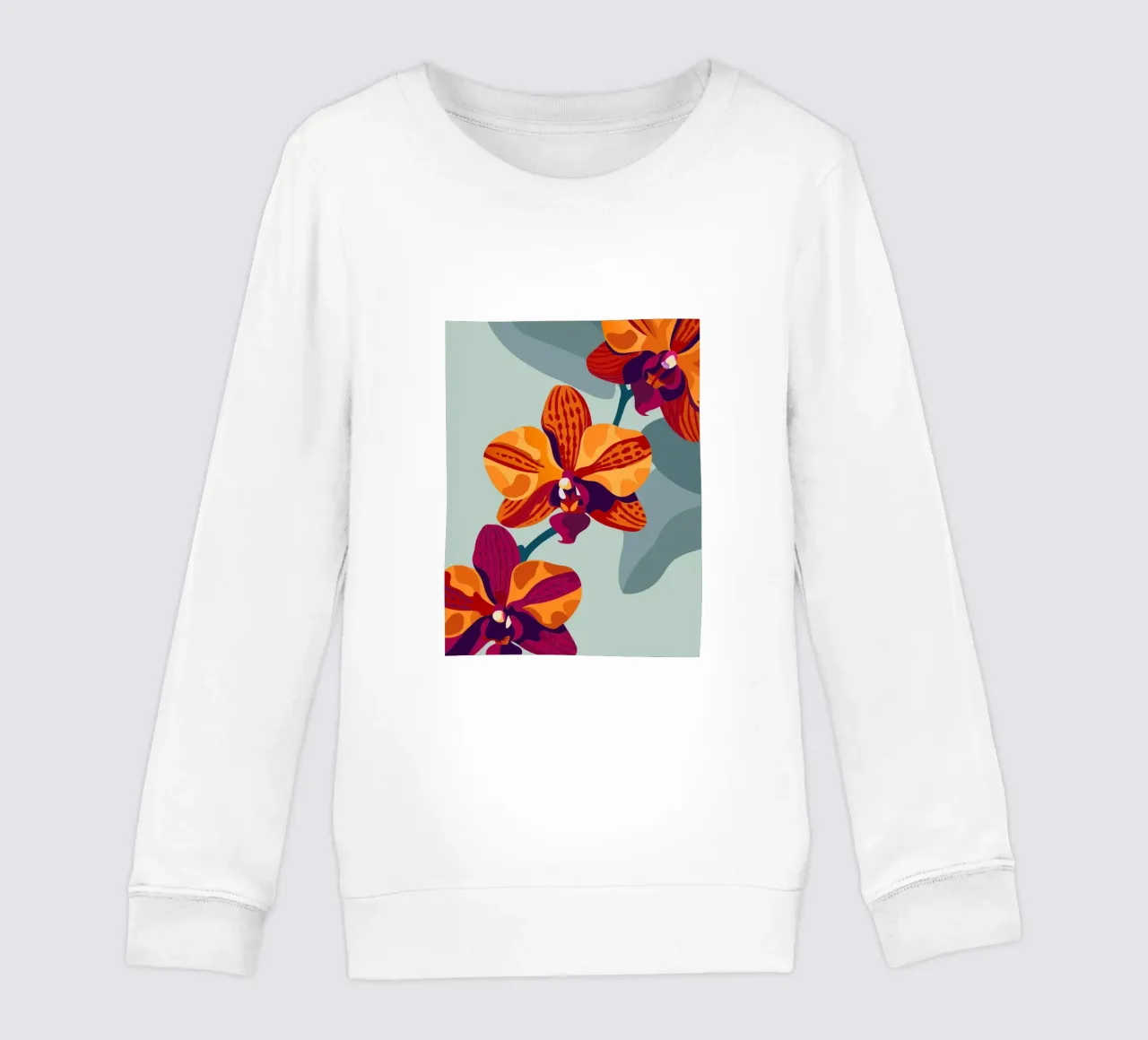 Fiore di orchidea felpa bambino da HAPPY SHOP