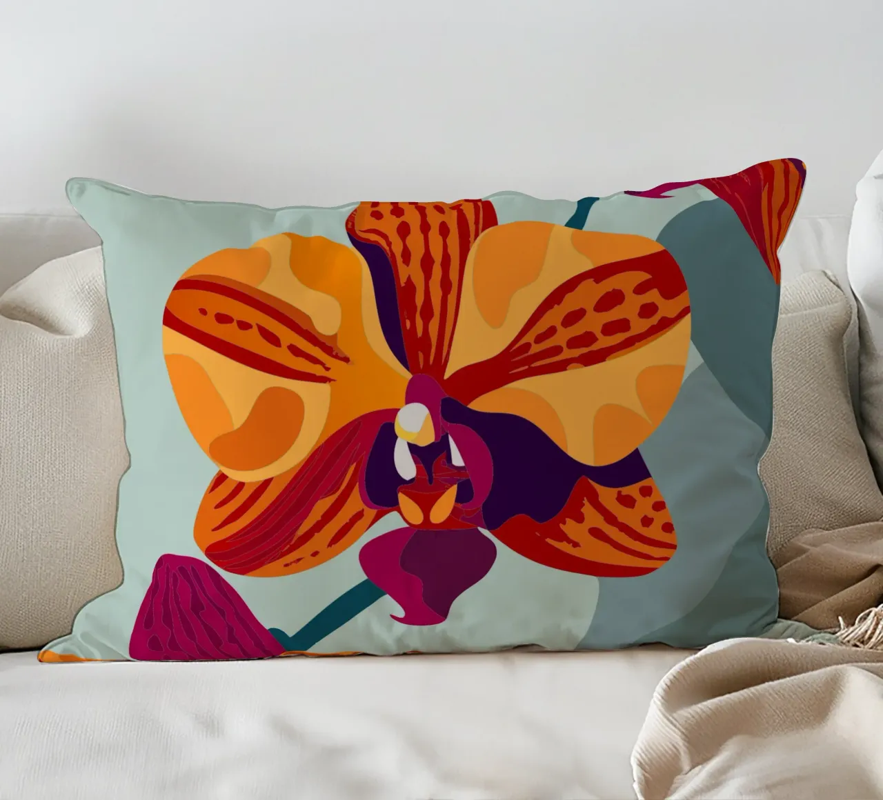 Fiore di orchidea cuscino da HAPPY SHOP