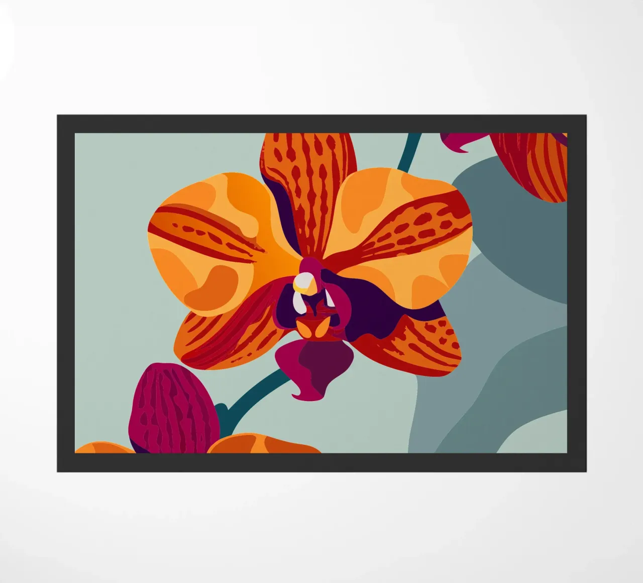 Fiore di orchidea zerbino da HAPPY SHOP