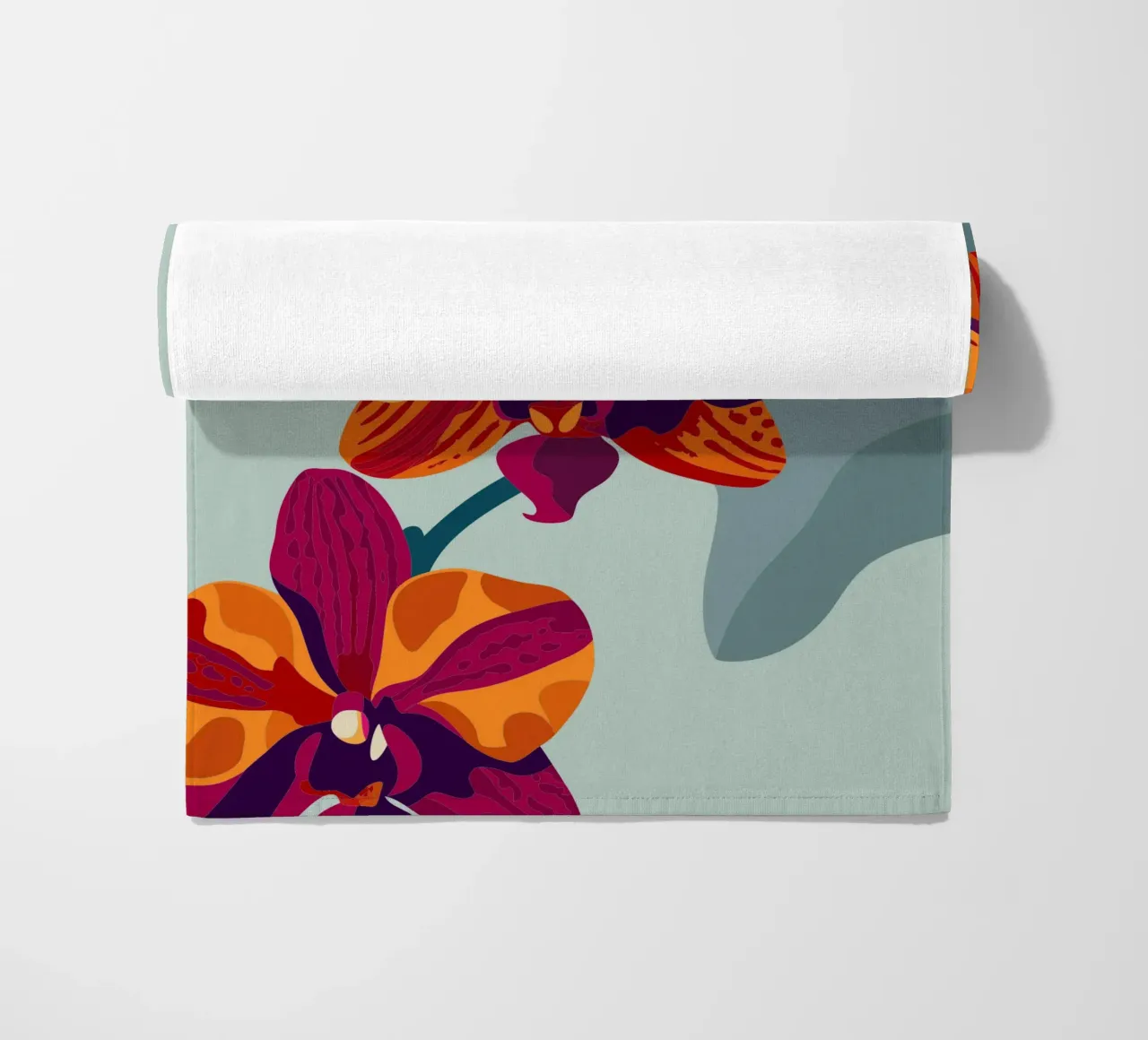 Fiore di orchidea telo mare da HAPPY SHOP