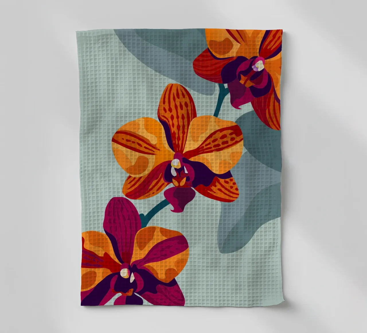 Fiore di orchidea canovaccio da cucina da HAPPY SHOP