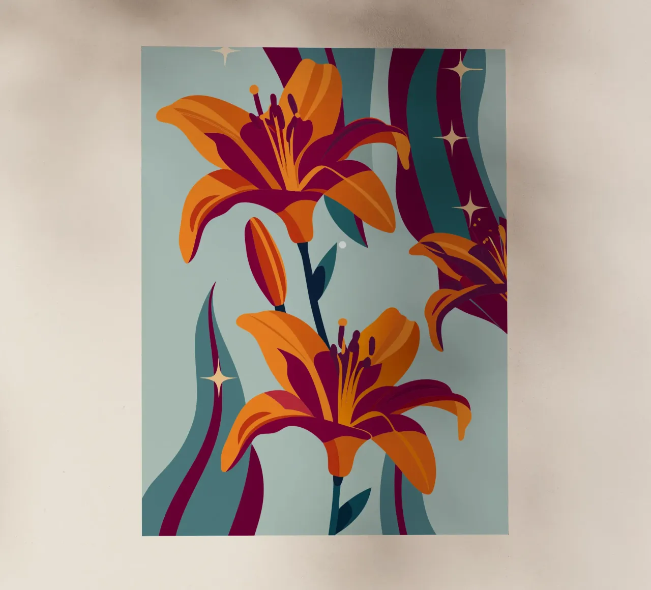 Fiore di orchidea pellicola backlit da HAPPY SHOP