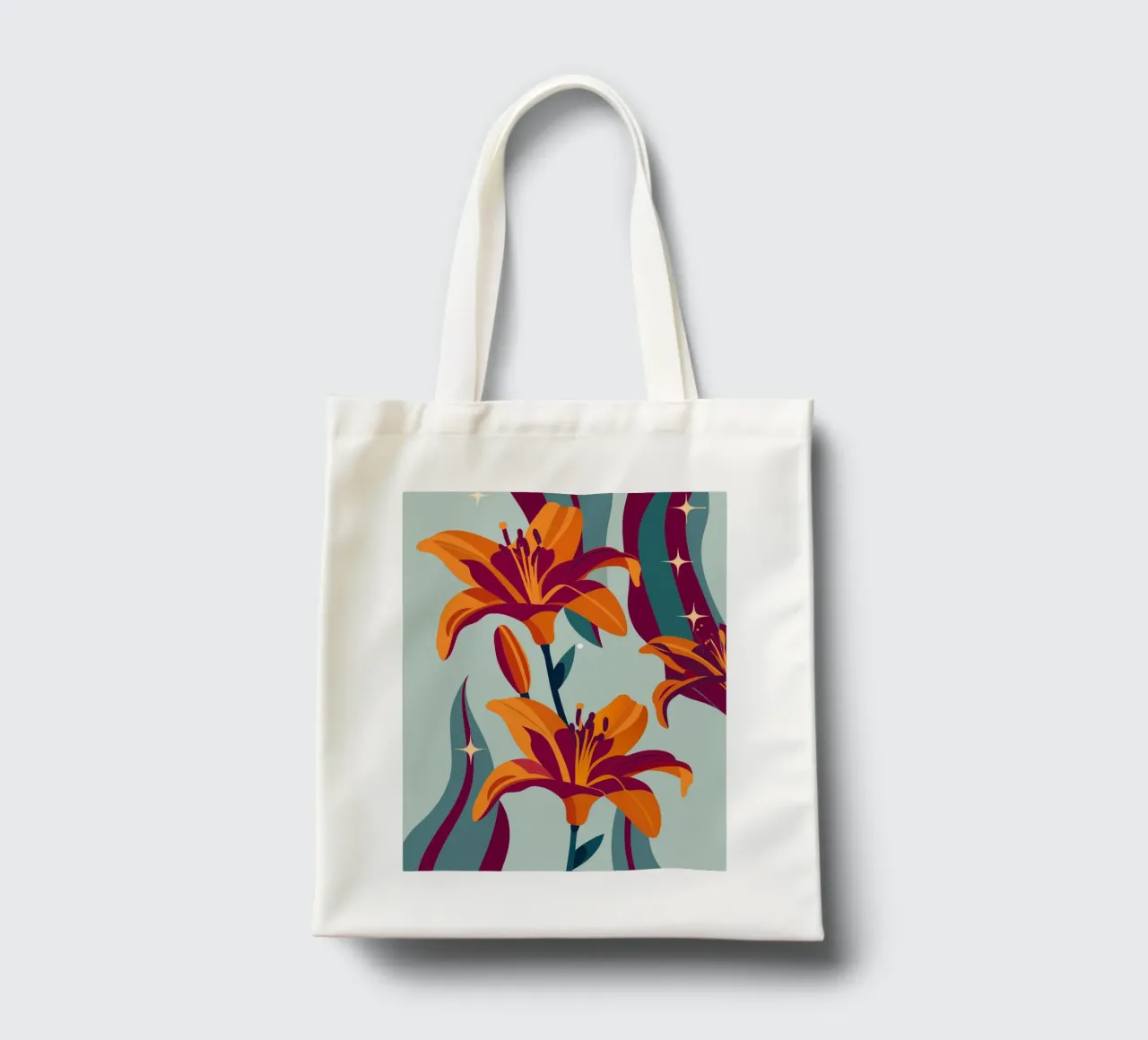 Fiore di orchidea borsa in juta da HAPPY SHOP