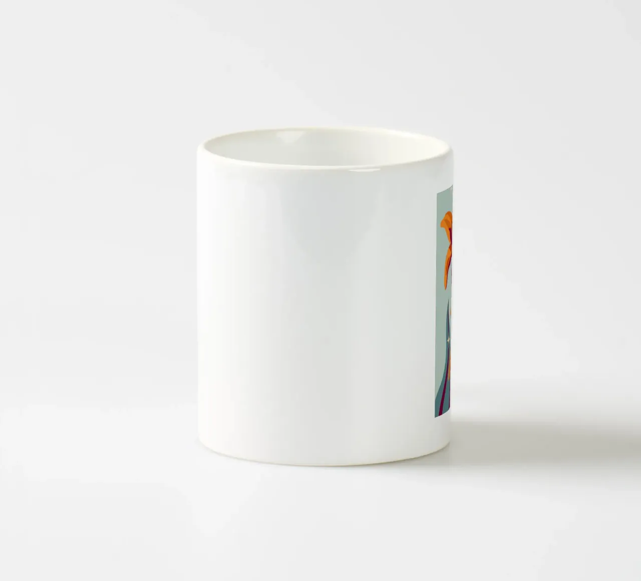 Fiore di orchidea tazza in ceramica da HAPPY SHOP