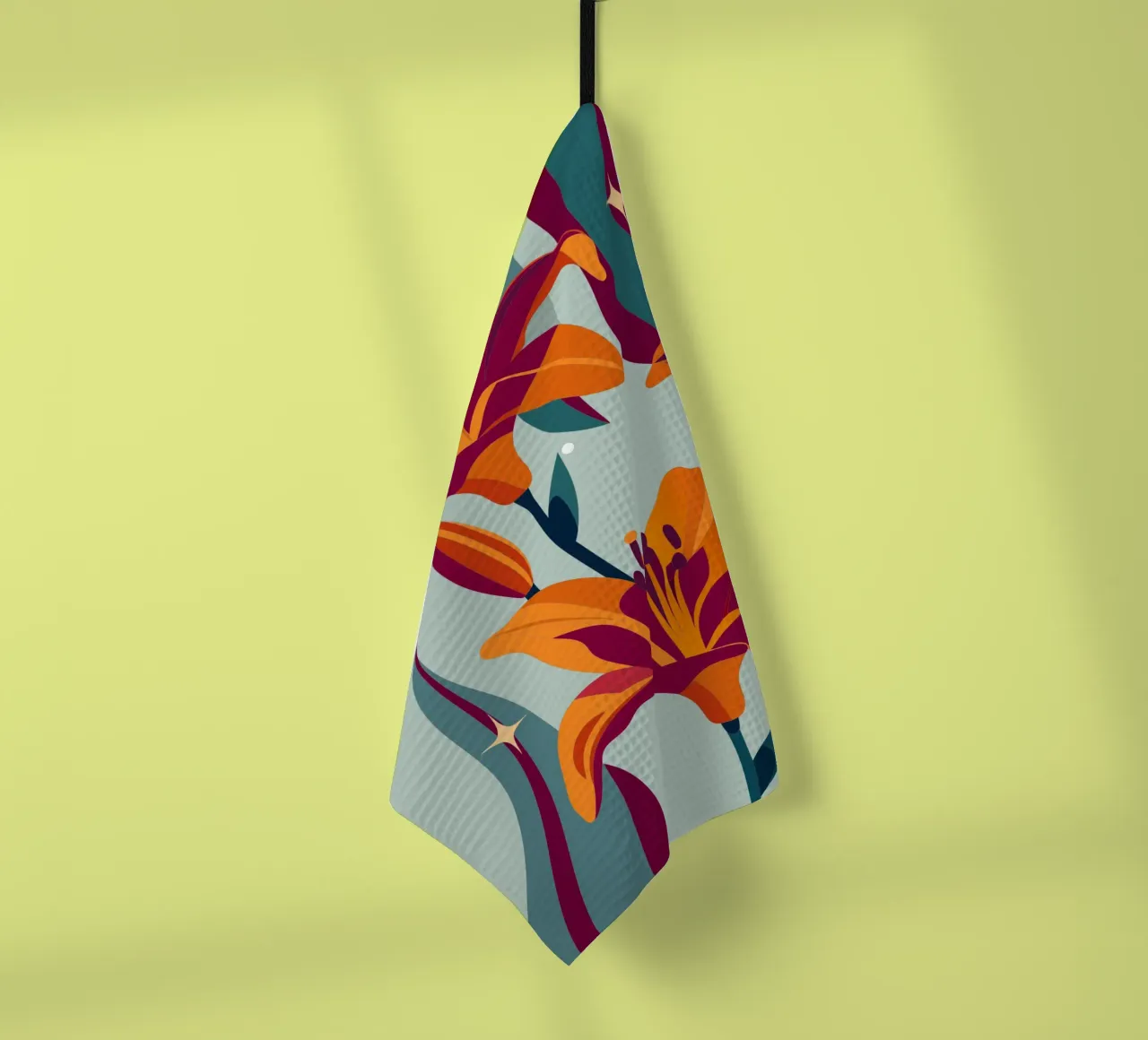 Fiore di orchidea canovaccio da cucina da HAPPY SHOP