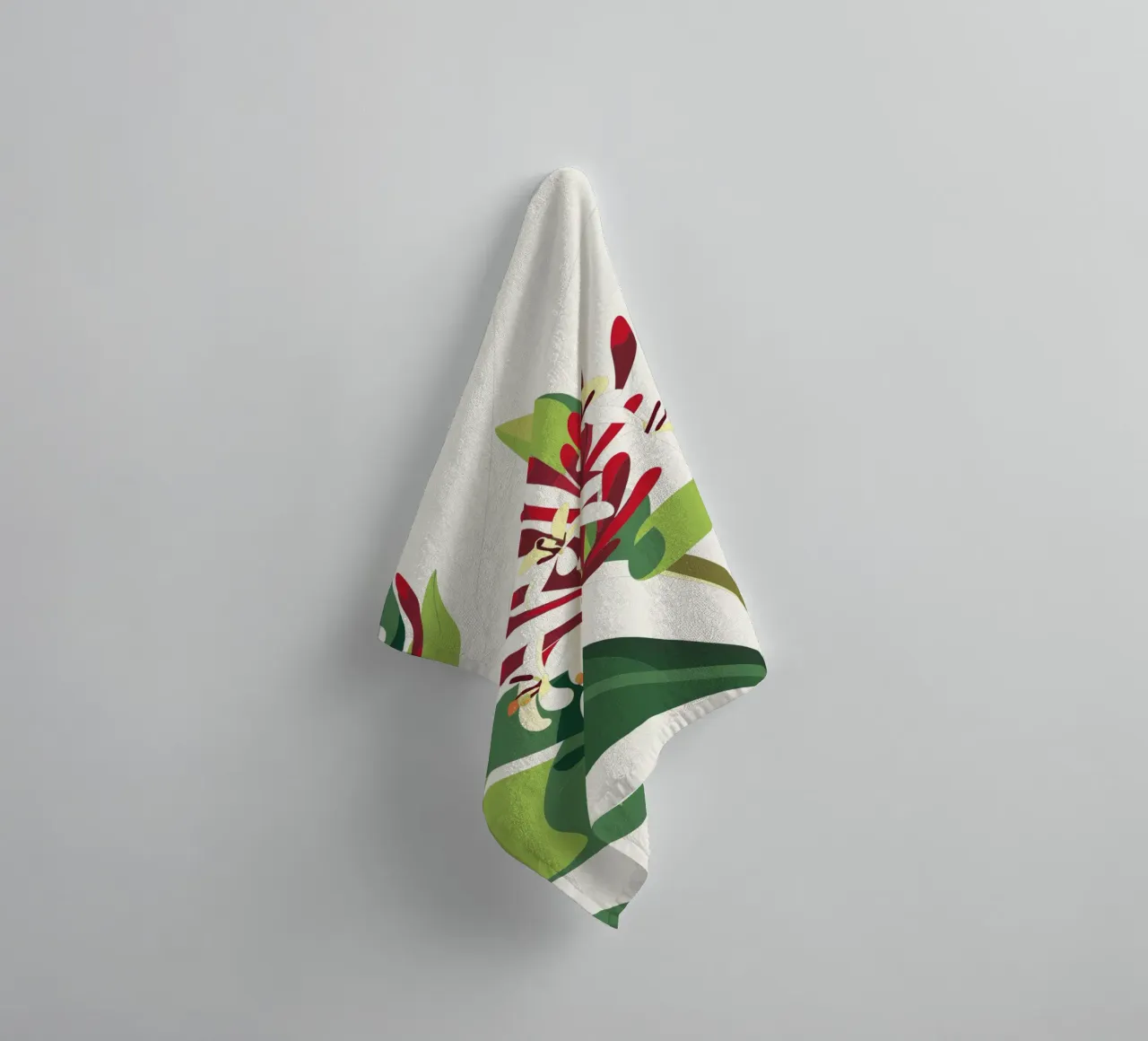 Asoka-Blume Handtuch von HAPPY SHOP