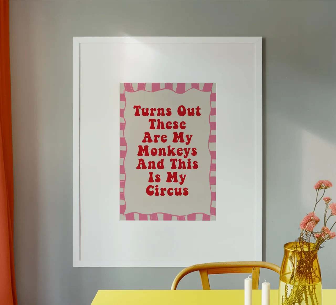 Turns Out These Are My Monkeys And This Is My Circus carta hahnemühle da Attaboy Dsgn