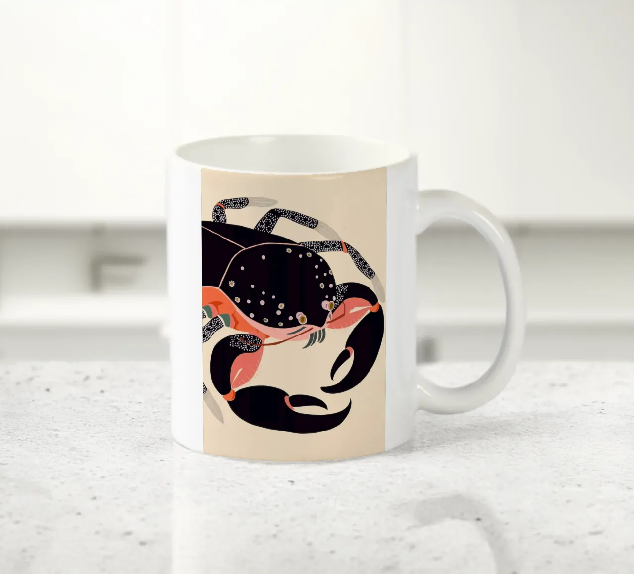Granchio mistico tazza in ceramica da ArtsySesta