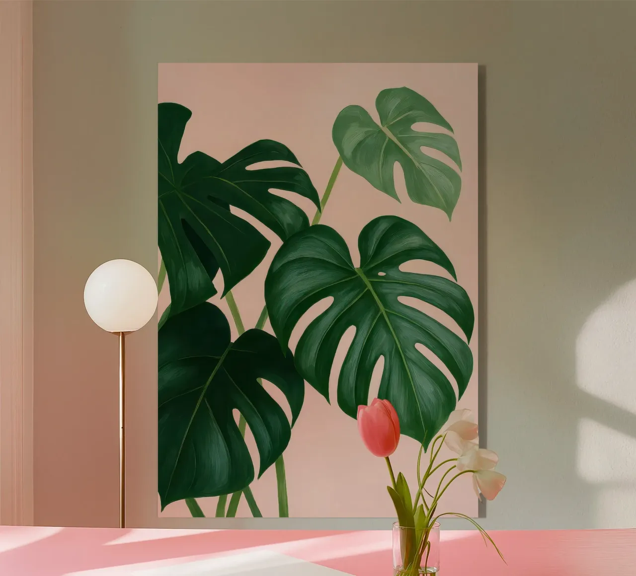 Monstera Plant plexiglass da Attaboy Dsgn