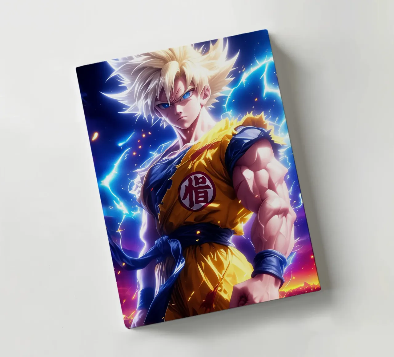 Super Saiyan Son Goku Dragon Ball DBZ notebook by Fleur de Lys