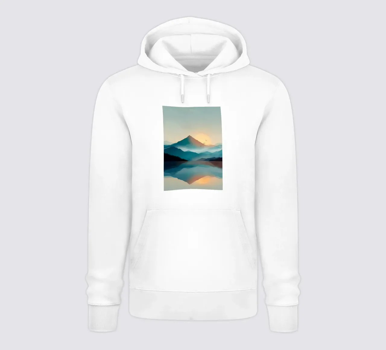 Dreamscape - A Peaceful Mountain Morning sudadera con capucha de Dune