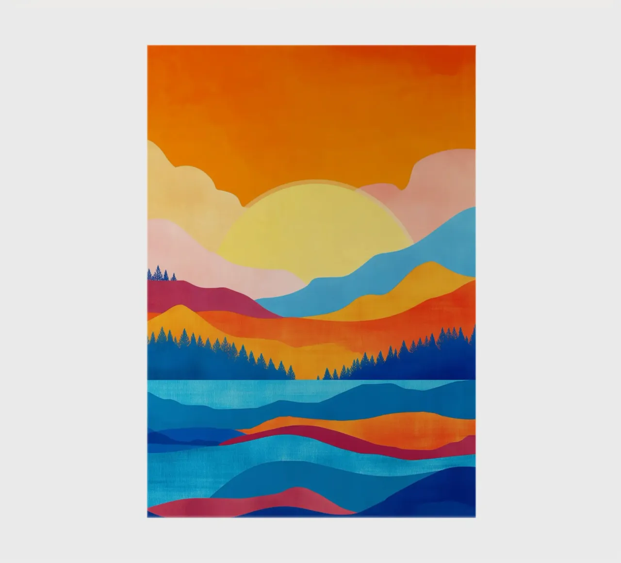 Dusk in Still Waters - A Mountain Reflection diario da Dune