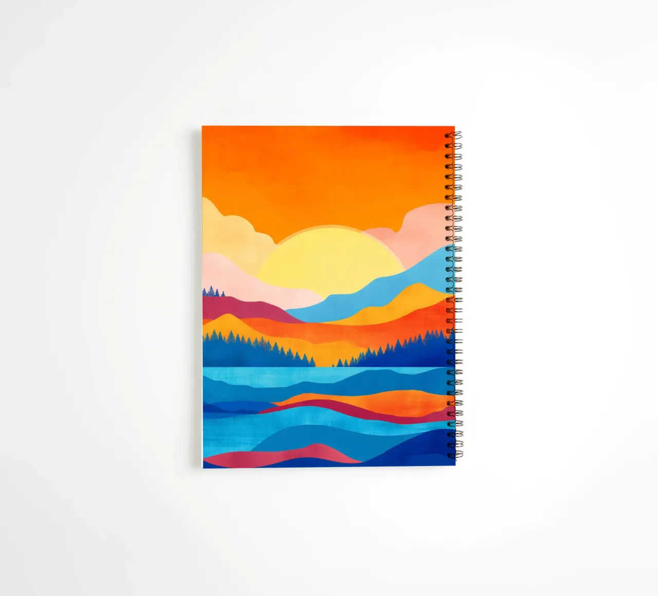 Dusk in Still Waters - A Mountain Reflection diario ad anelli da Dune