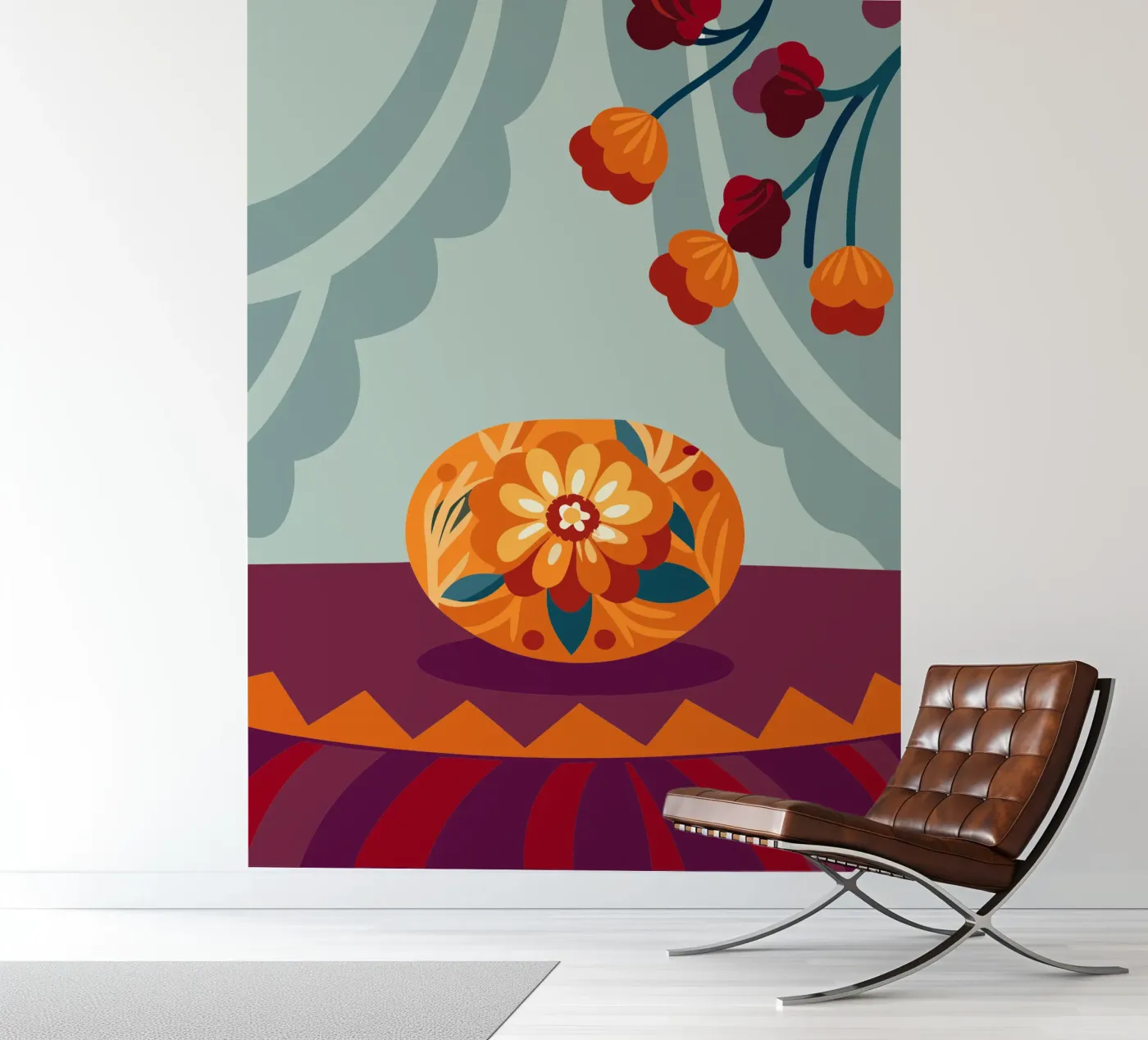 Bloem fotobehang van HAPPY SHOP