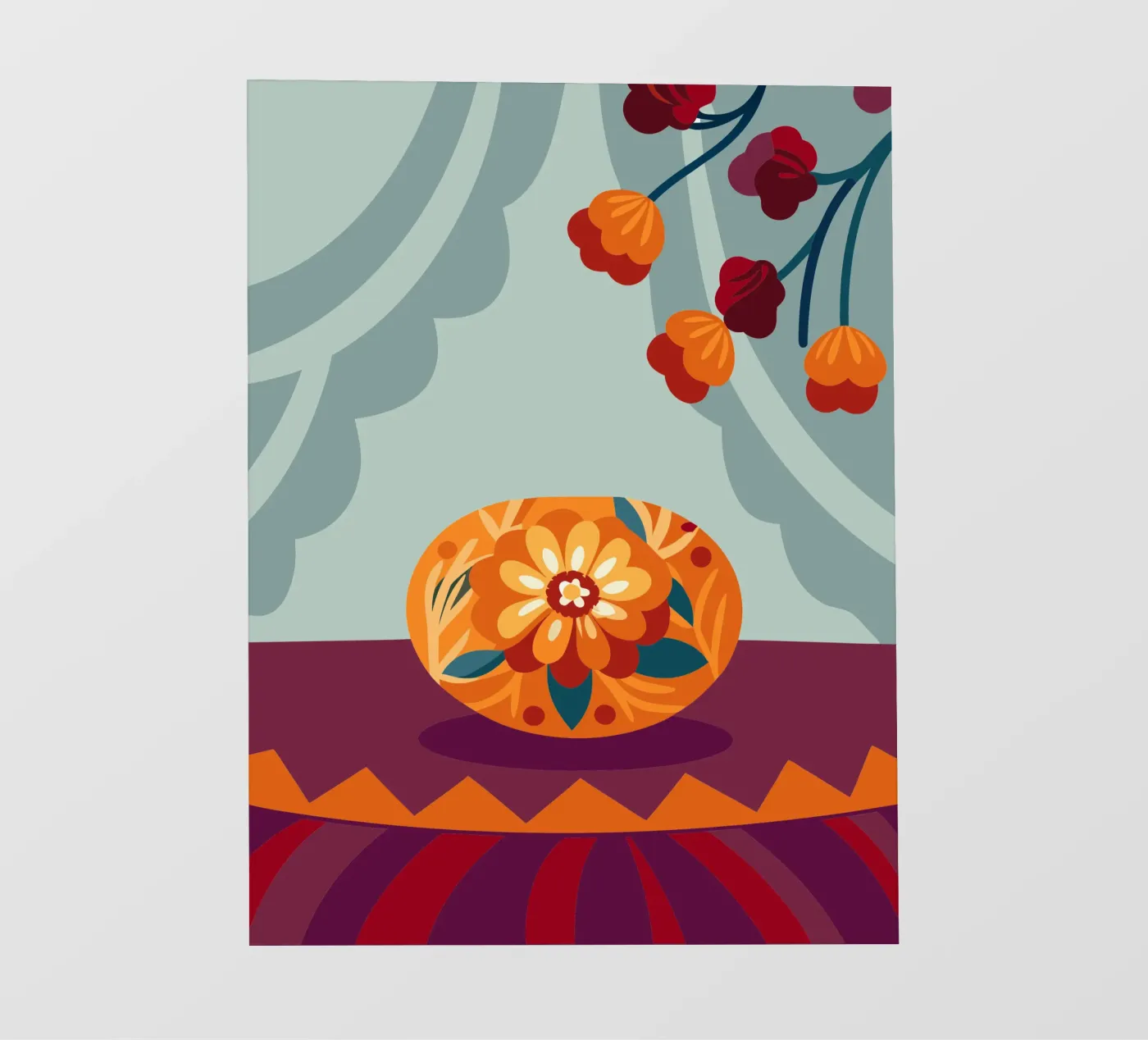 Bloem fotobehang van HAPPY SHOP