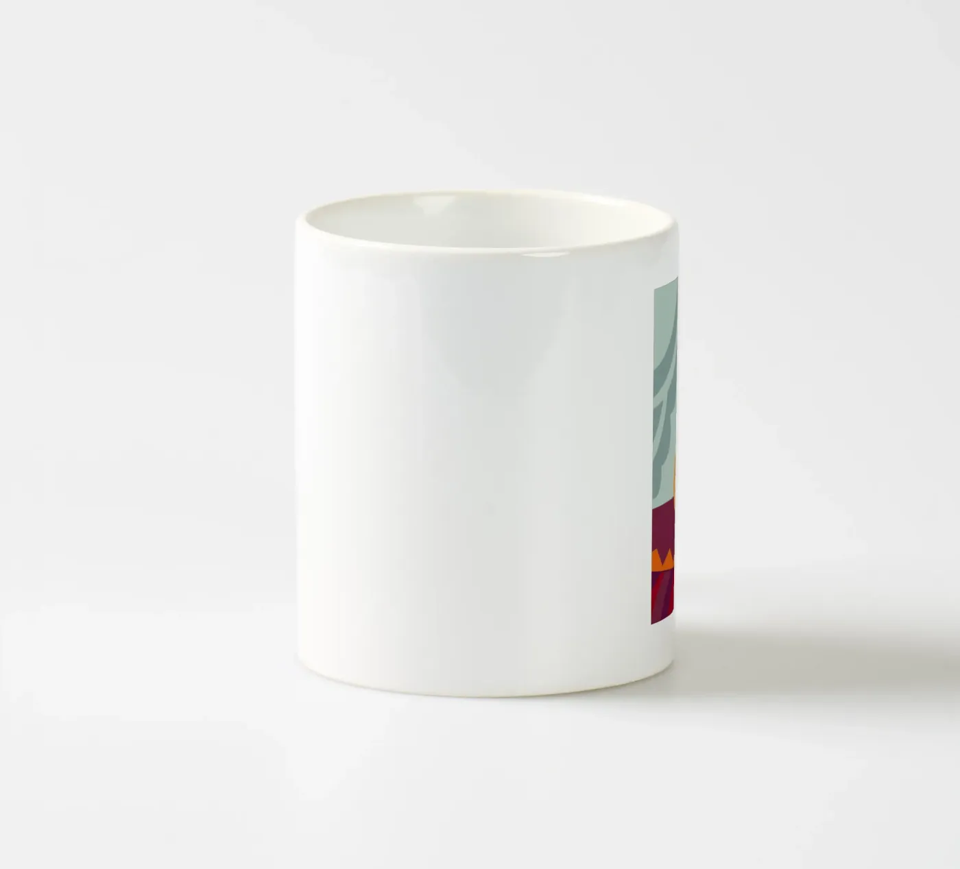 Flower ceramic mug by HAPPY SHOP