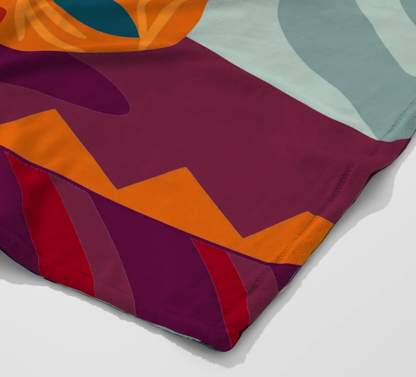 Blume Fleecedecke von HAPPY SHOP
