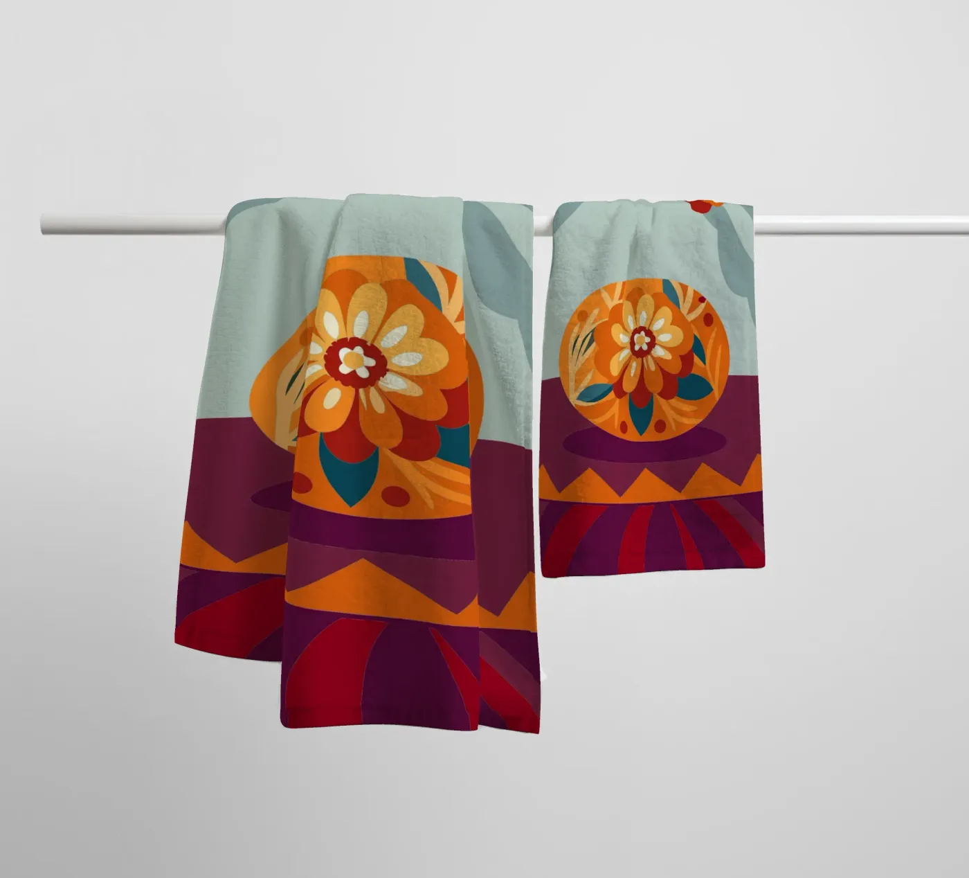 Flower towel by HAPPY SHOP