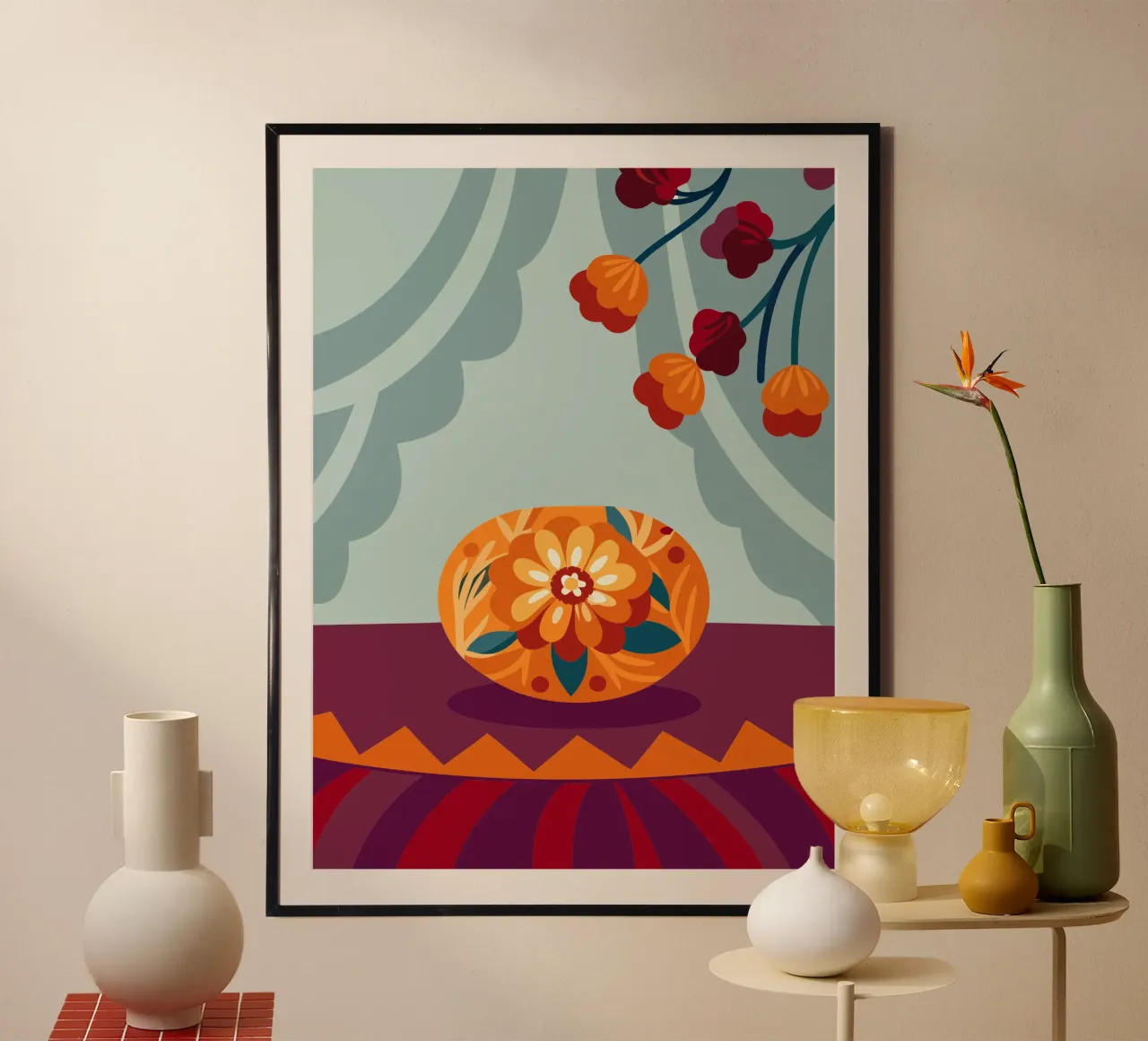 Flower poster by HAPPY SHOP