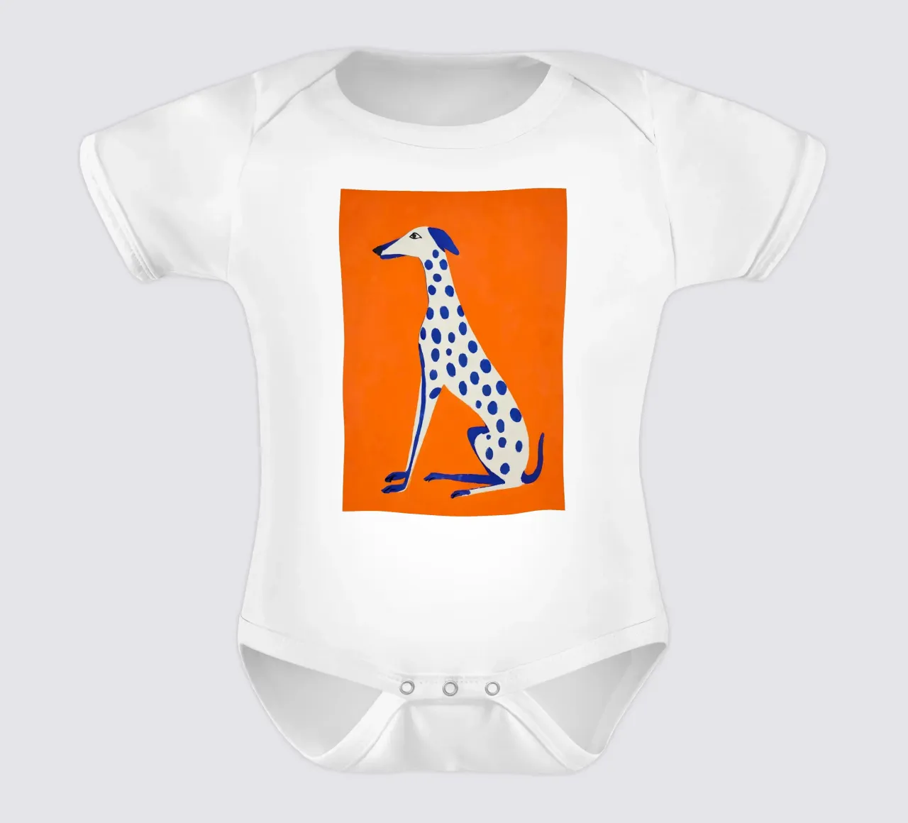Galgo gráfico - Póster con acento de color body de bebé de KUNSTstück