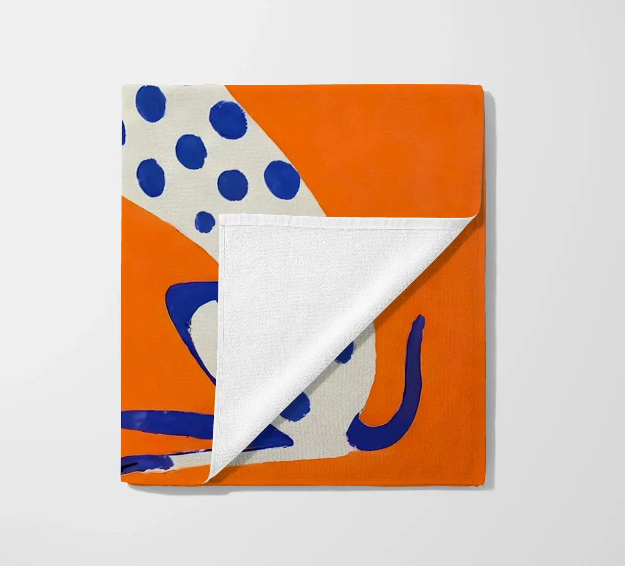 Levriero grafico - Poster con accenti di colore telo mare da KUNSTstück