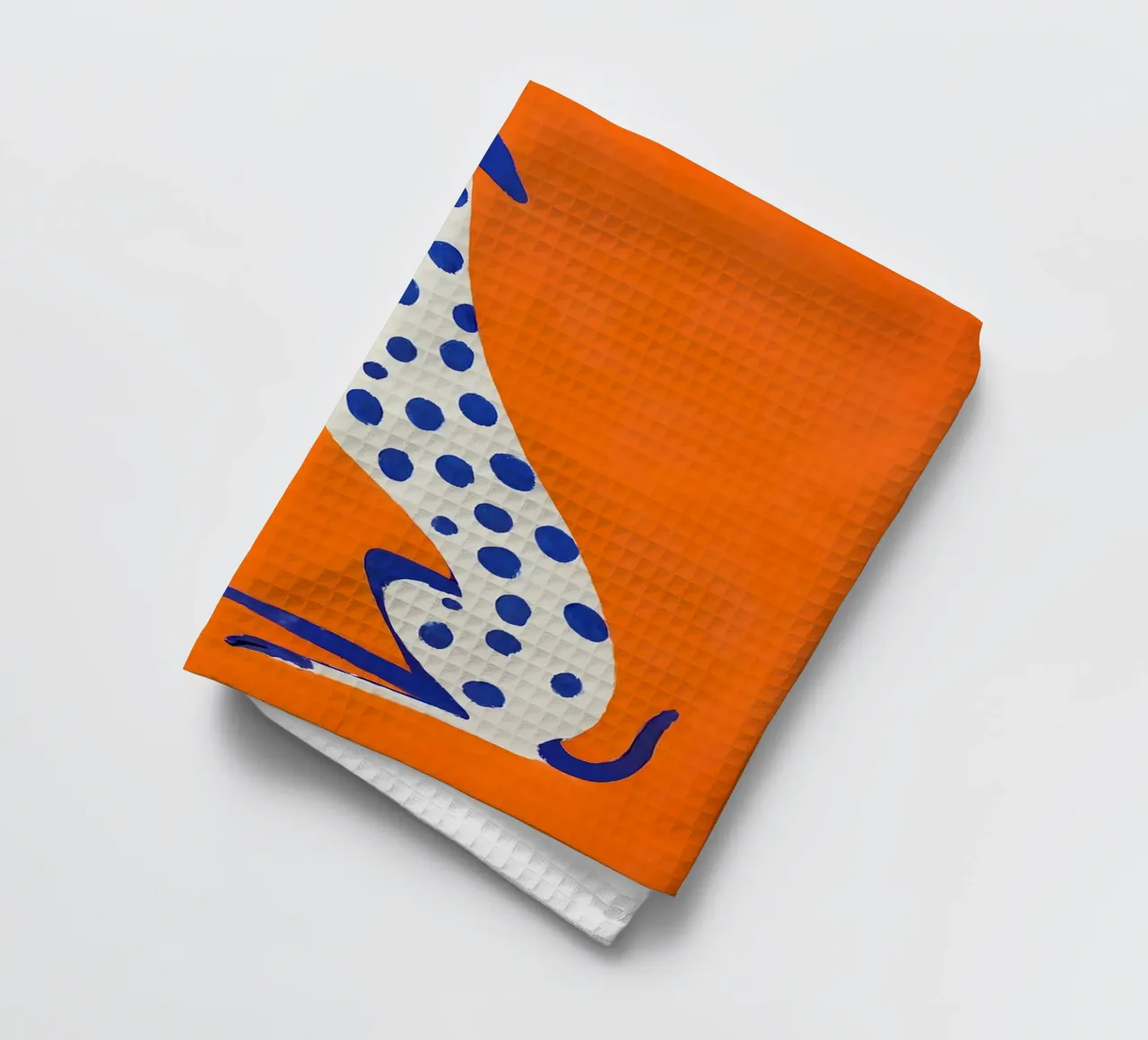 Levriero grafico - Poster con accenti di colore canovaccio da cucina da KUNSTstück