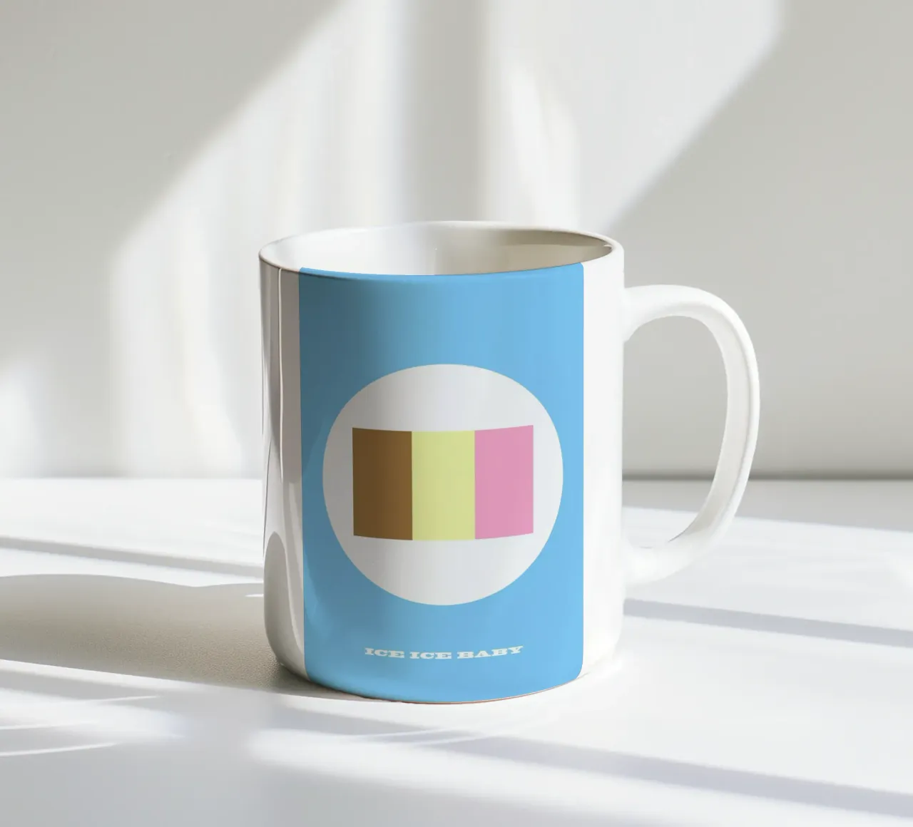 Ice ceramic mug by Trabolt Design