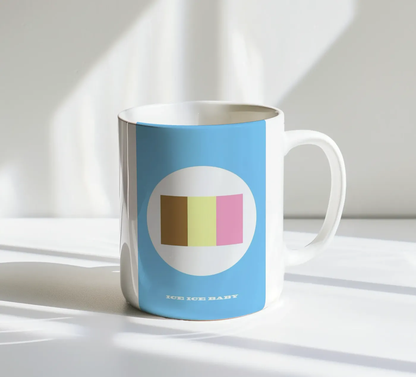 Ice ceramic mug by Trabolt Design