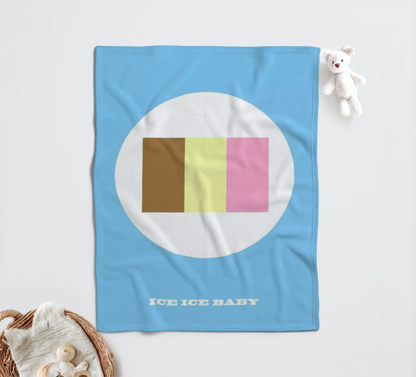 Ice Fleecedecke von Trabolt Design