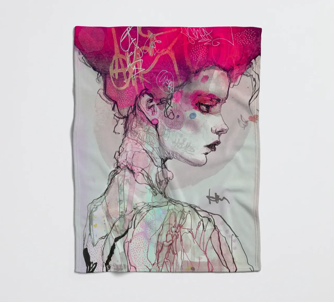 a n a r c h y coperta in pile da Giulio Iurissevich