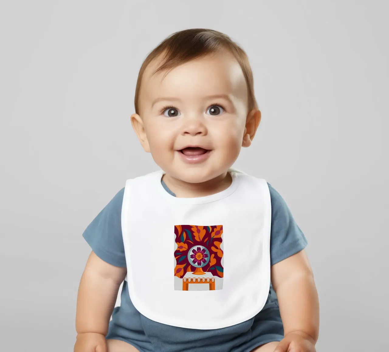 Fiore bavaglino da HAPPY SHOP