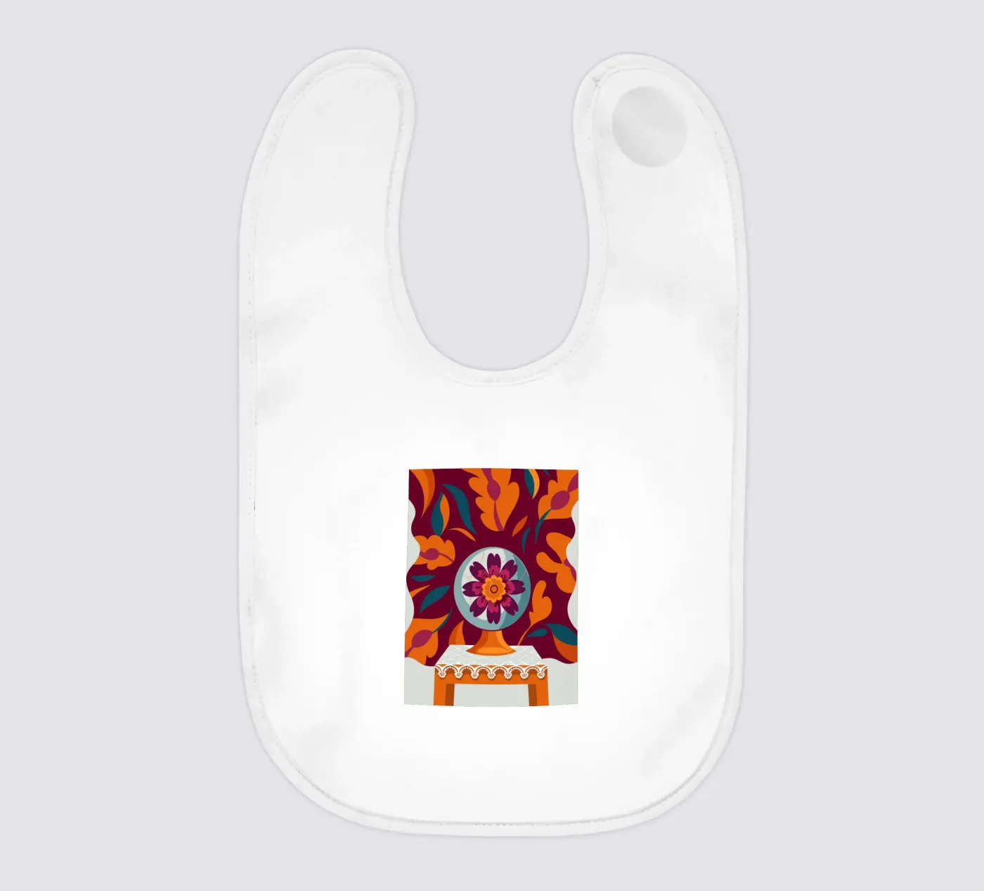 Flower bavaglino da HAPPY SHOP