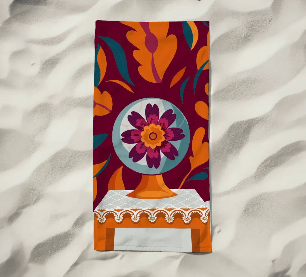 Fiore telo mare da HAPPY SHOP